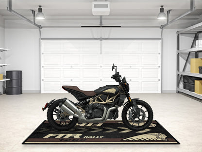 Designed Pit Mat for Indian FTR Rally 1200 Motorcycle - MM7318 - Howling Moto