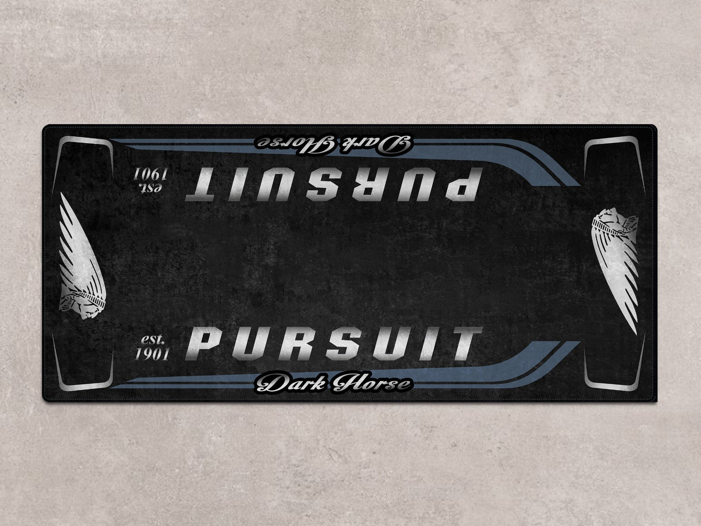 Designed Pit Mat for Indian Pursuit Dark Horse Motorcycle - MM7339 - Howling Moto
