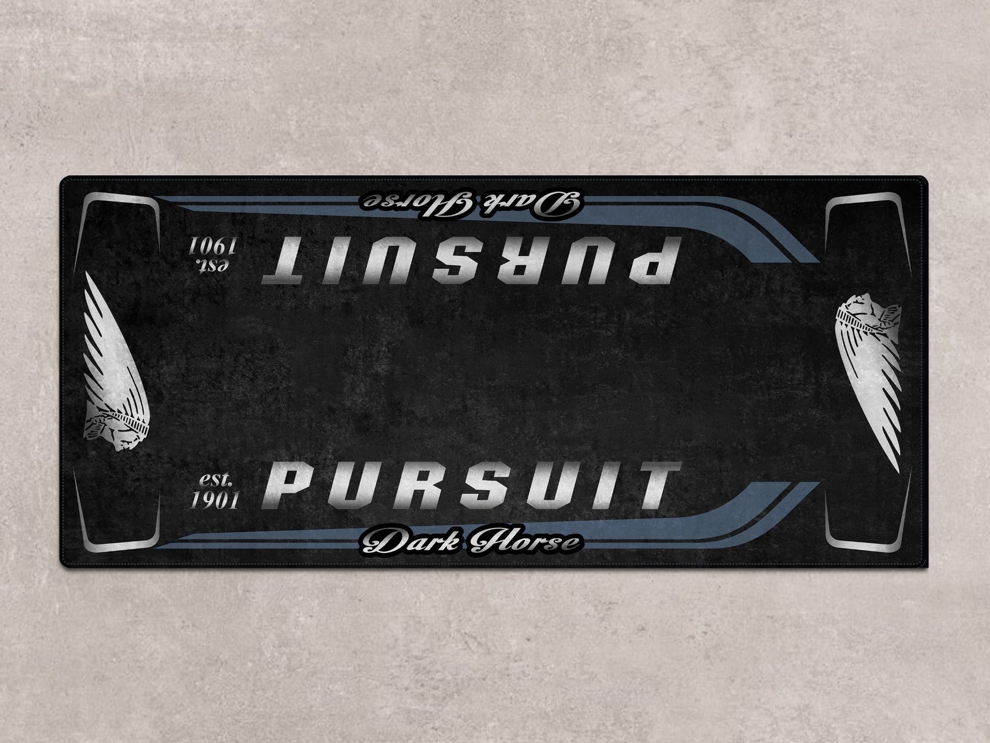 Designed Pit Mat for Indian Pursuit Dark Horse Motorcycle - MM7339 - Howling Moto