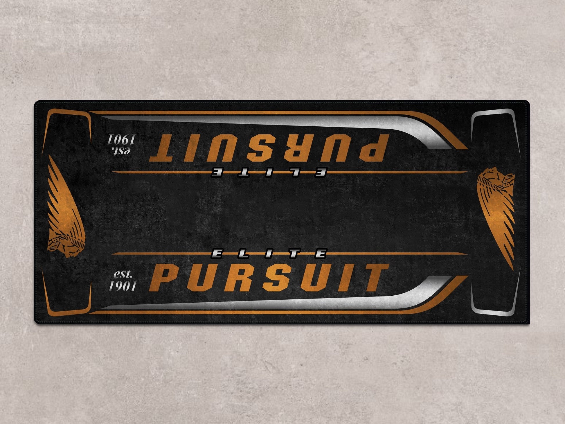 Designed Pit Mat for Indian Pursuit Elite Motorcycle - MM7340 - Howling Moto