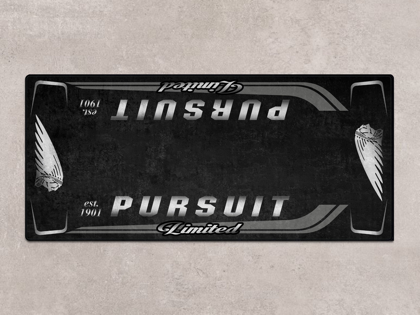 Designed Pit Mat for Indian Pursuit Limited Motorcycle - MM7338 - Howling Moto