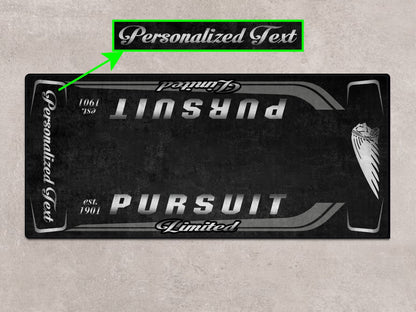 Designed Pit Mat for Indian Pursuit Limited Motorcycle - MM7338 - Howling Moto