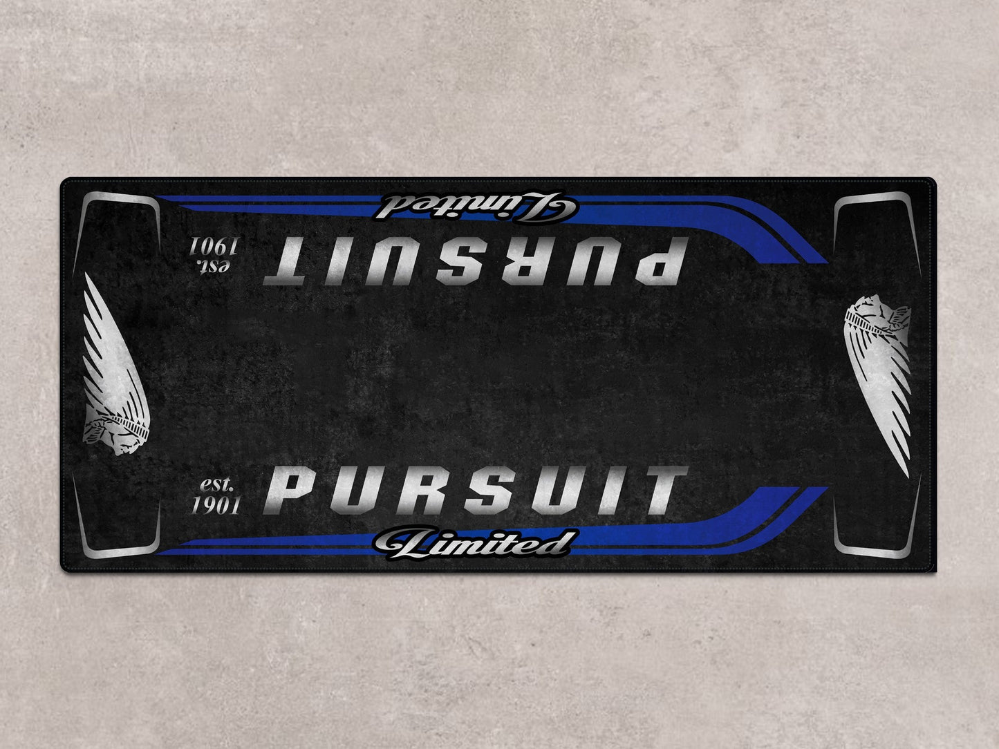 Designed Pit Mat for Indian Pursuit Limited Motorcycle - MM7338 - Howling Moto