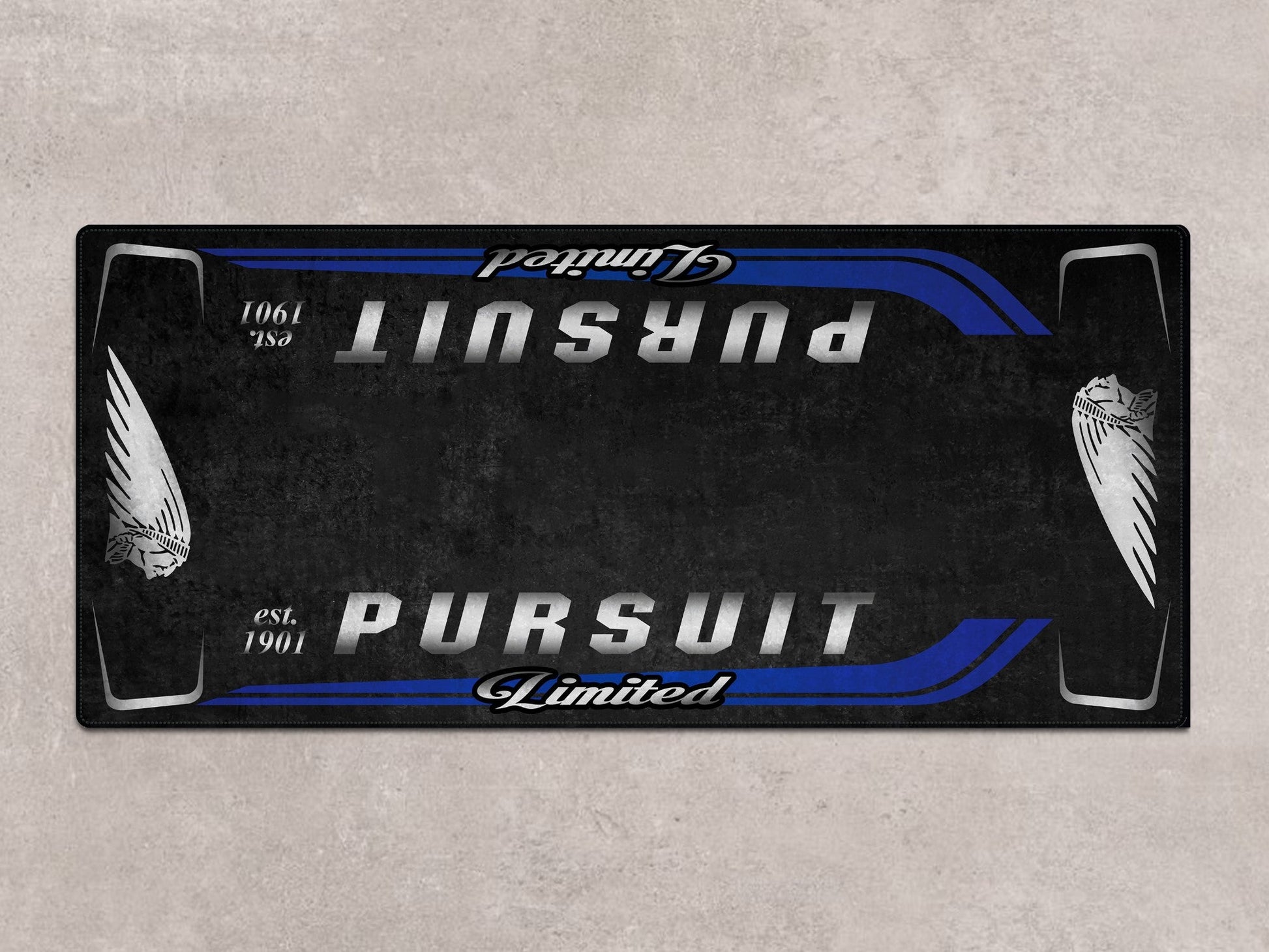 Designed Pit Mat for Indian Pursuit Limited Motorcycle - MM7338 - Howling Moto