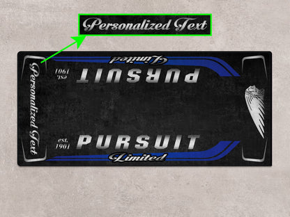 Designed Pit Mat for Indian Pursuit Limited Motorcycle - MM7338 - Howling Moto