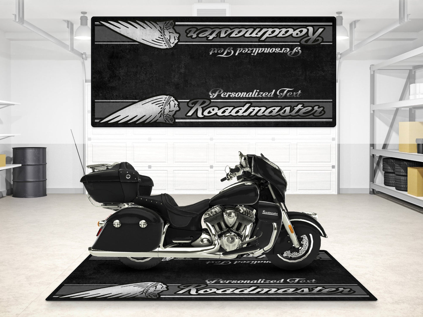 MPM Motorcycle Mat for Indian Roadmaster - MM7335 - Howling Moto