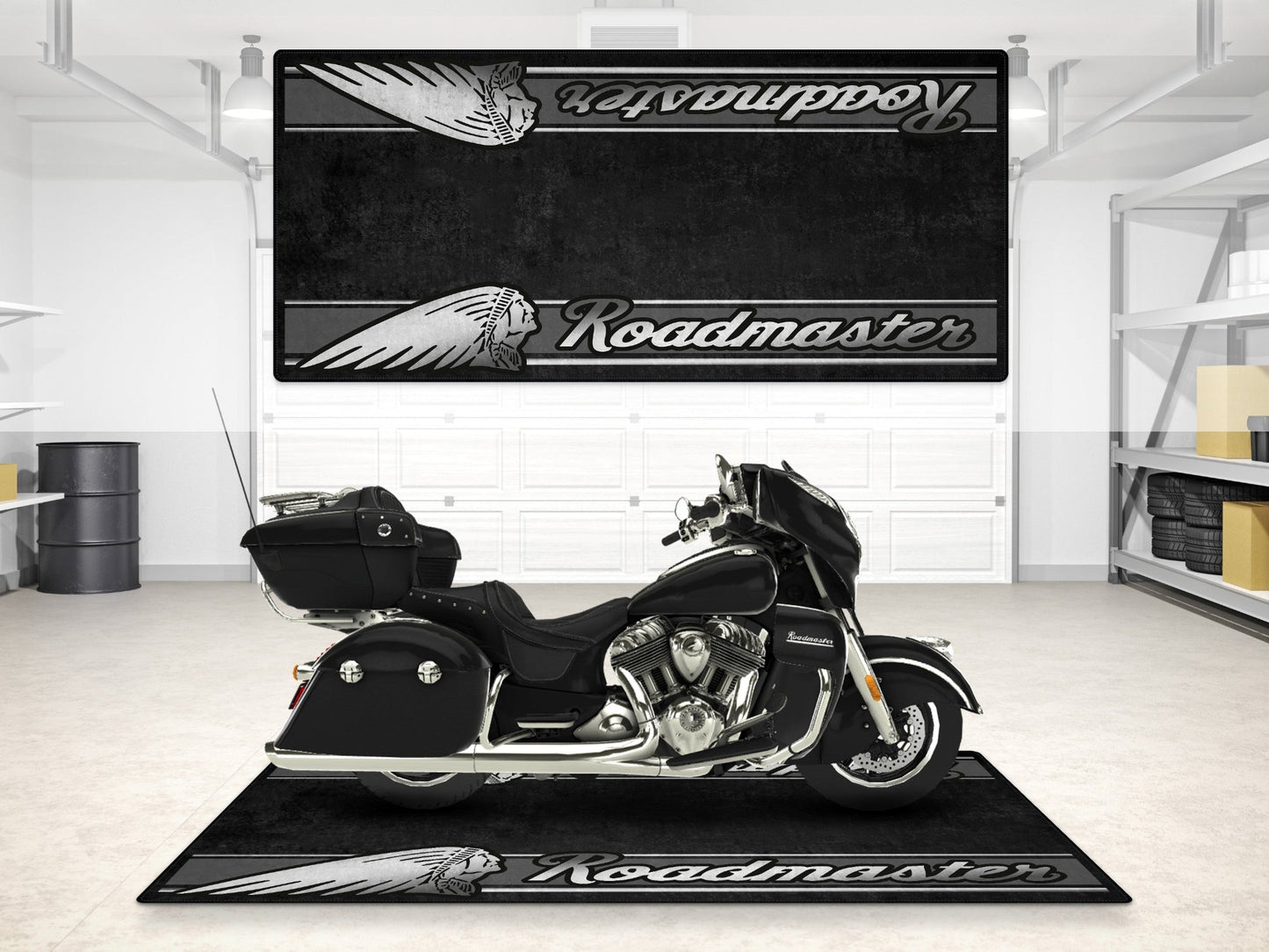 MPM Motorcycle Mat for Indian Roadmaster - MM7335 - Howling Moto