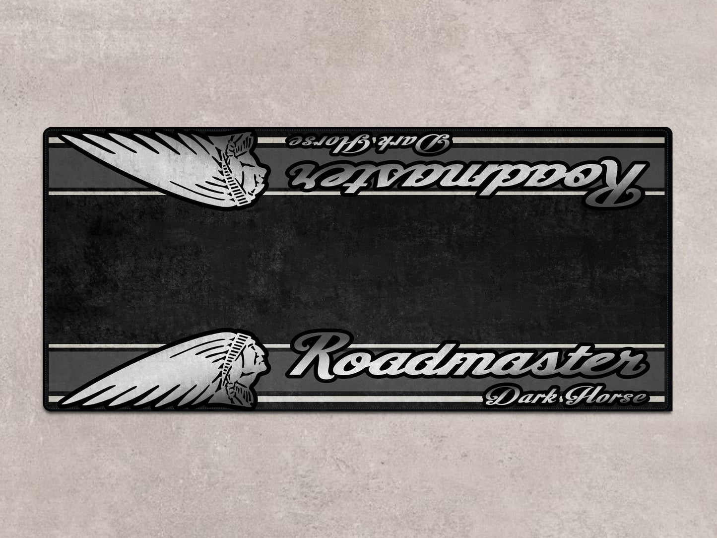 Designed Pit Mat for Indian Roadmaster Dark Horse Motorcycle - MM7337 - Howling Moto