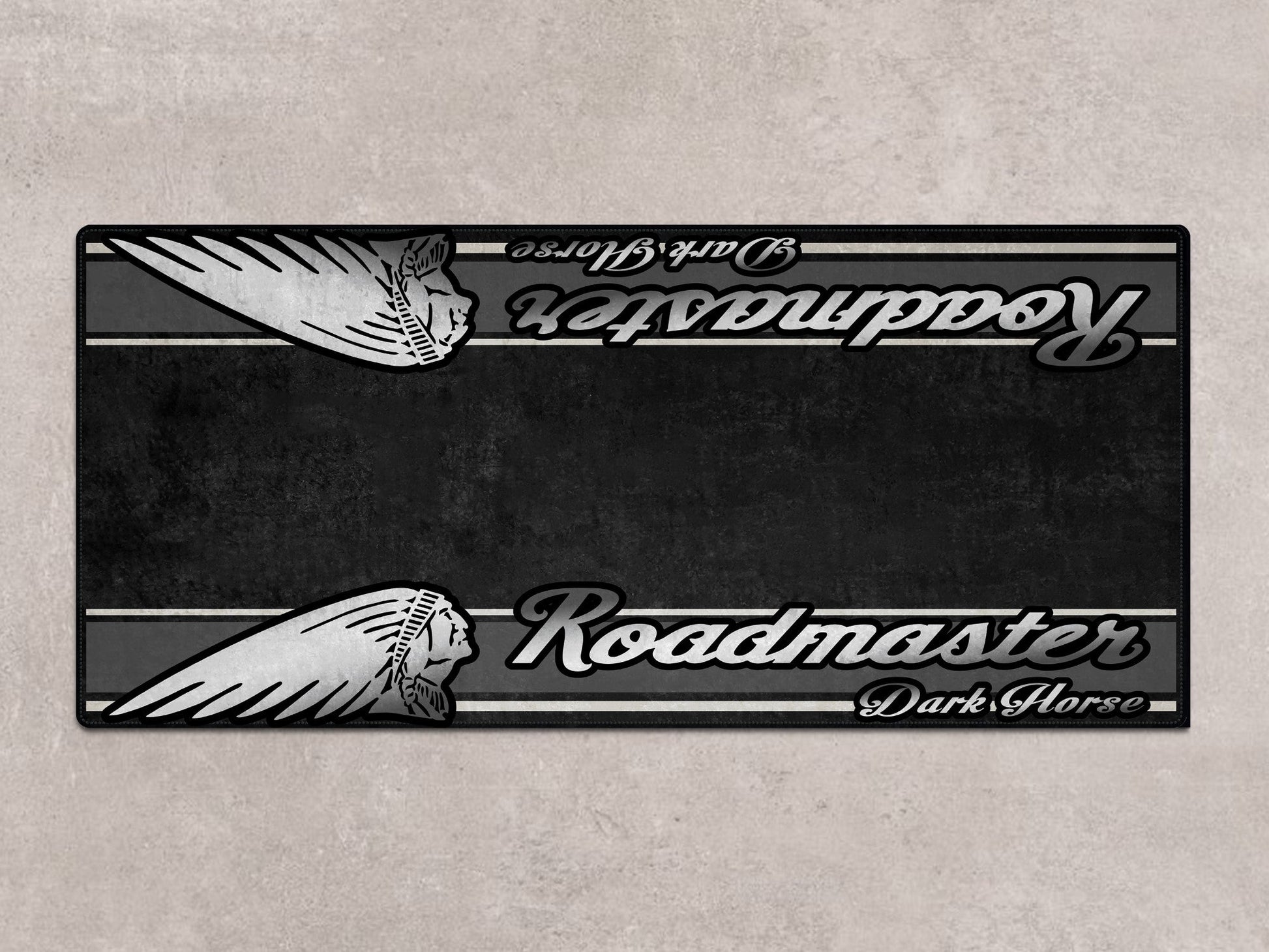 Designed Pit Mat for Indian Roadmaster Dark Horse Motorcycle - MM7337 - Howling Moto