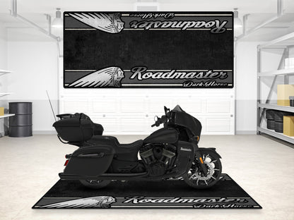 Designed Pit Mat for Indian Roadmaster Dark Horse Motorcycle - MM7337 - Howling Moto