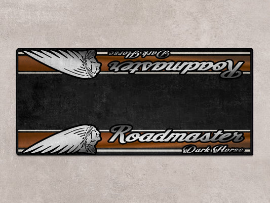 Designed Pit Mat for Indian Roadmaster Dark Horse Motorcycle - MM7337 - Howling Moto