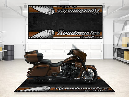 MPM Motorcycle Mat for Indian Roadmaster Dark Horse - MM7337 - Howling Moto