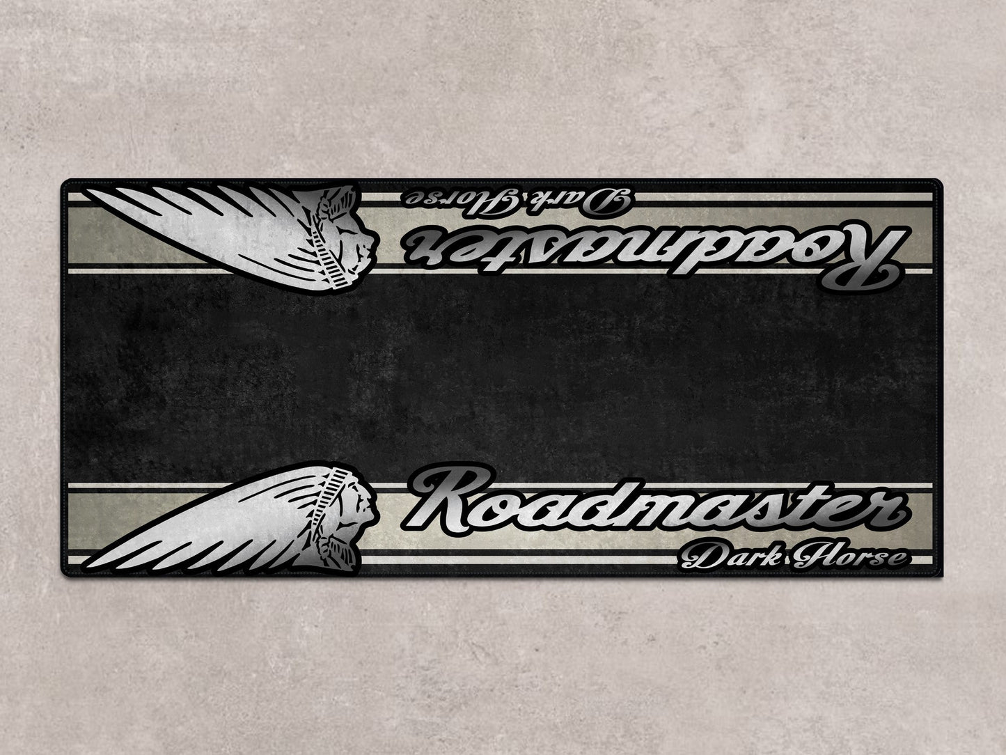 Designed Pit Mat for Indian Roadmaster Dark Horse Motorcycle - MM7337 - Howling Moto