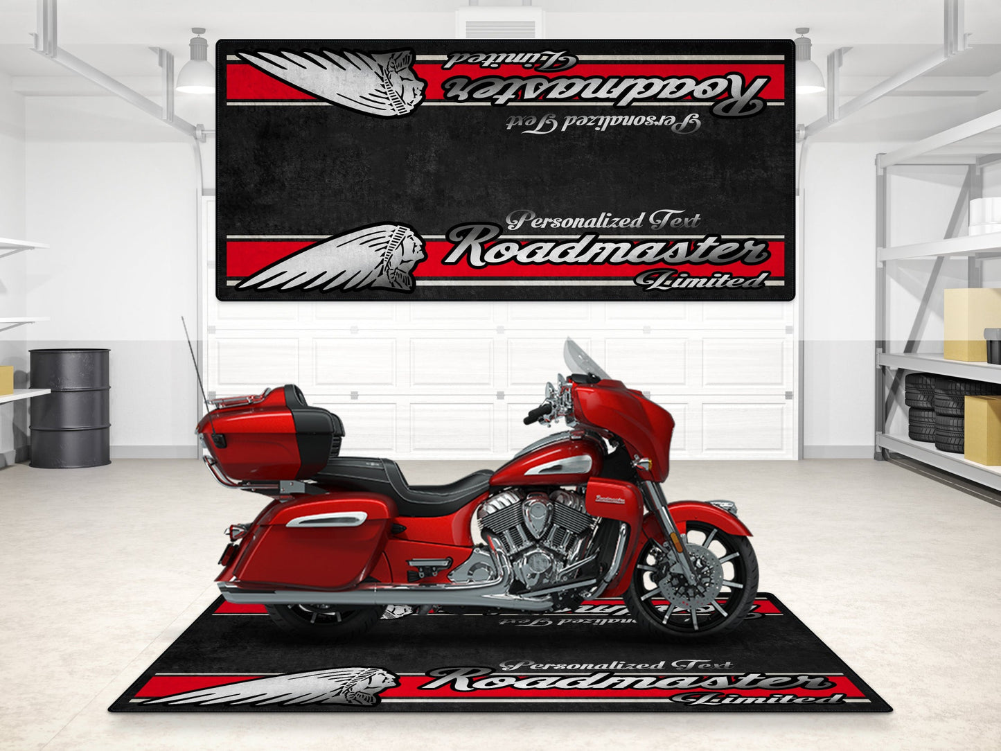 MPM Motorcycle Mat for Indian Roadmaster Limited - MM7336 - Howling Moto