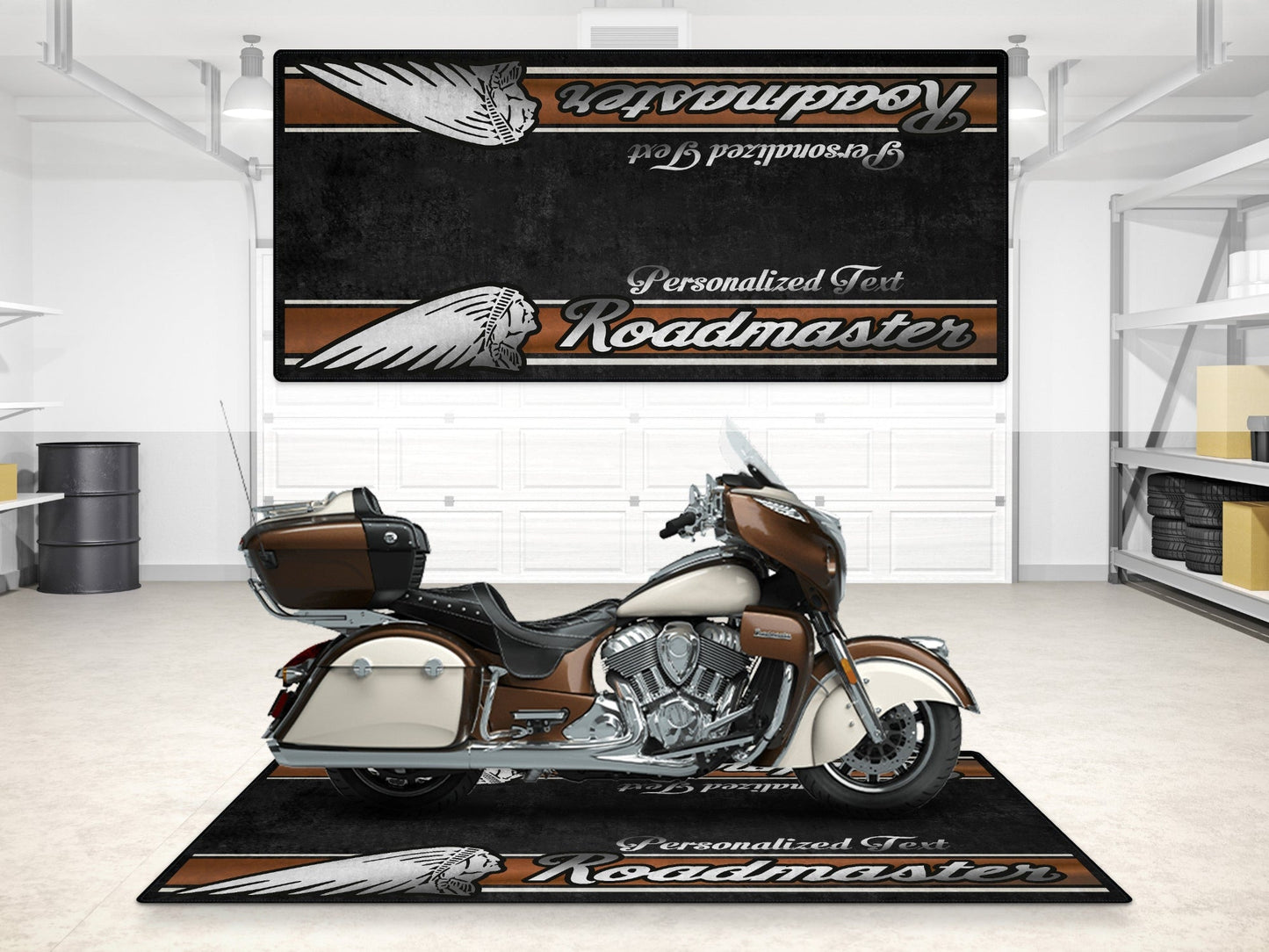 MPM Motorcycle Mat for Indian Roadmaster - MM7335 - Howling Moto