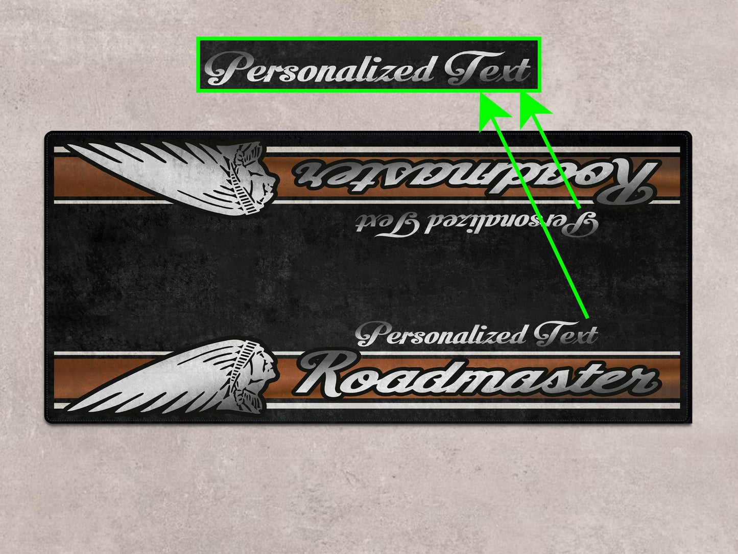 MPM Motorcycle Mat for Indian Roadmaster - MM7335 - Howling Moto