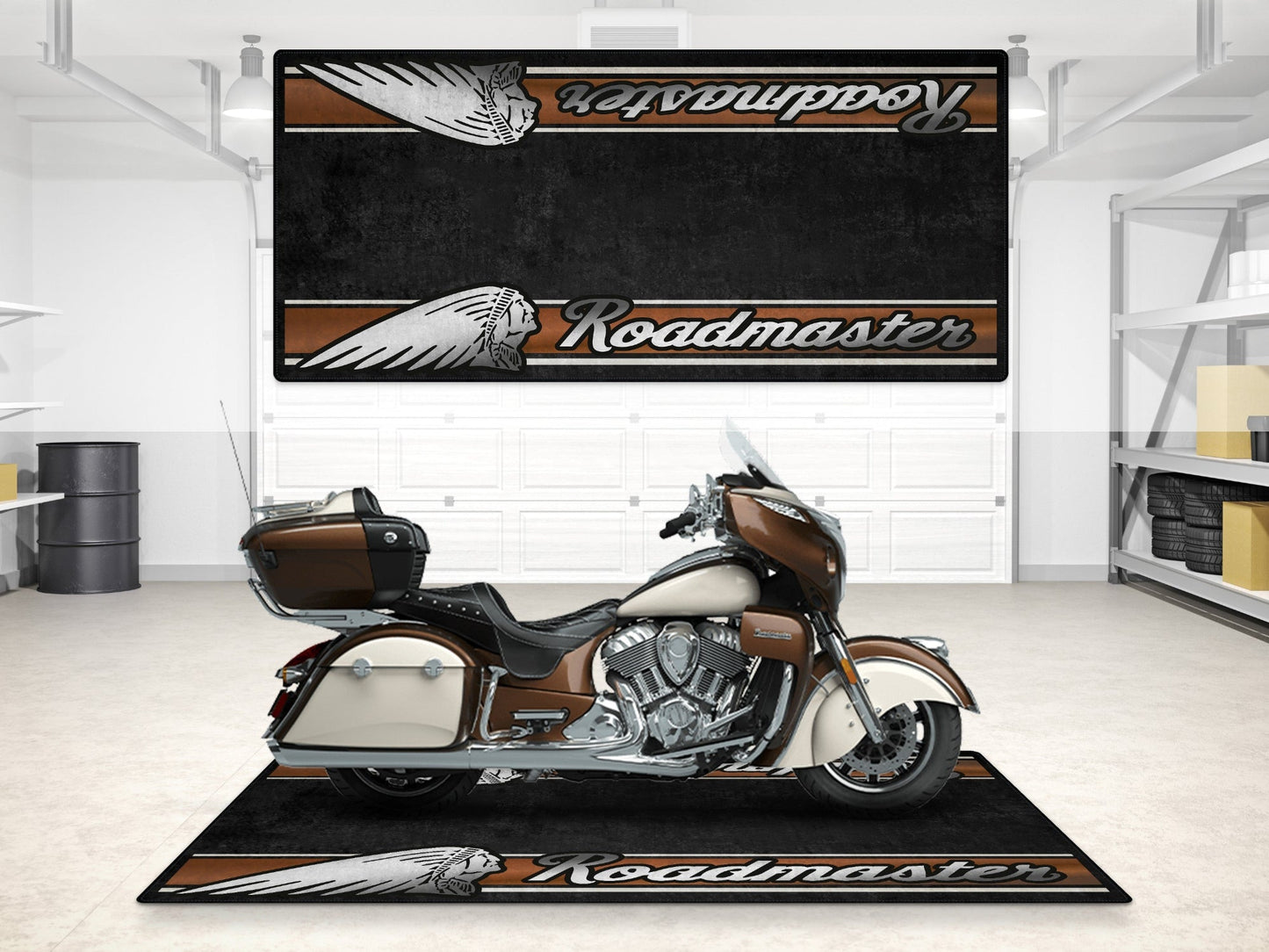 MPM Motorcycle Mat for Indian Roadmaster - MM7335 - Howling Moto