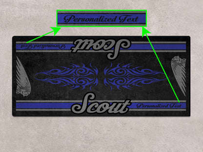 Designed Pit Mat for Indian Scout Bobber Sixty Motorcycle - MM7320 - Howling Moto