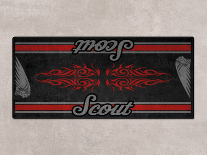 Designed Pit Mat for Indian Scout Bobber Sixty Motorcycle - MM7320 - Howling Moto