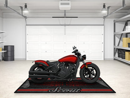 Designed Pit Mat for Indian Scout Bobber Sixty Motorcycle - MM7320 - Howling Moto