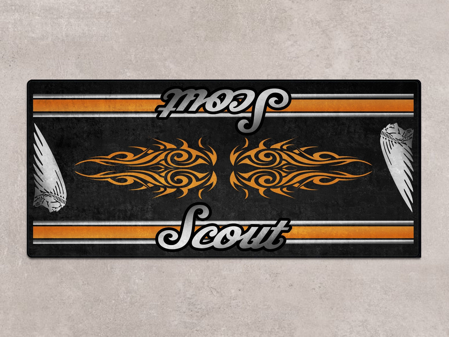 Designed Pit Mat for Indian Scout Motorcycle - MM7323 - Howling Moto