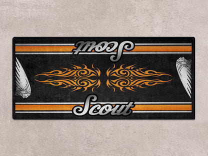 Designed Pit Mat for Indian Scout Motorcycle - MM7323 - Howling Moto