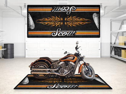 MPM Motorcycle Mat for Indian Scout - MM7323 - Howling Moto