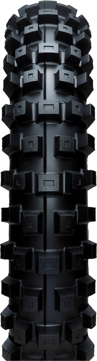 IRC VE-33 Gekkota rear tire with 110/100-18 size and 64M T10630 tread, designed for enduro and trail riding.