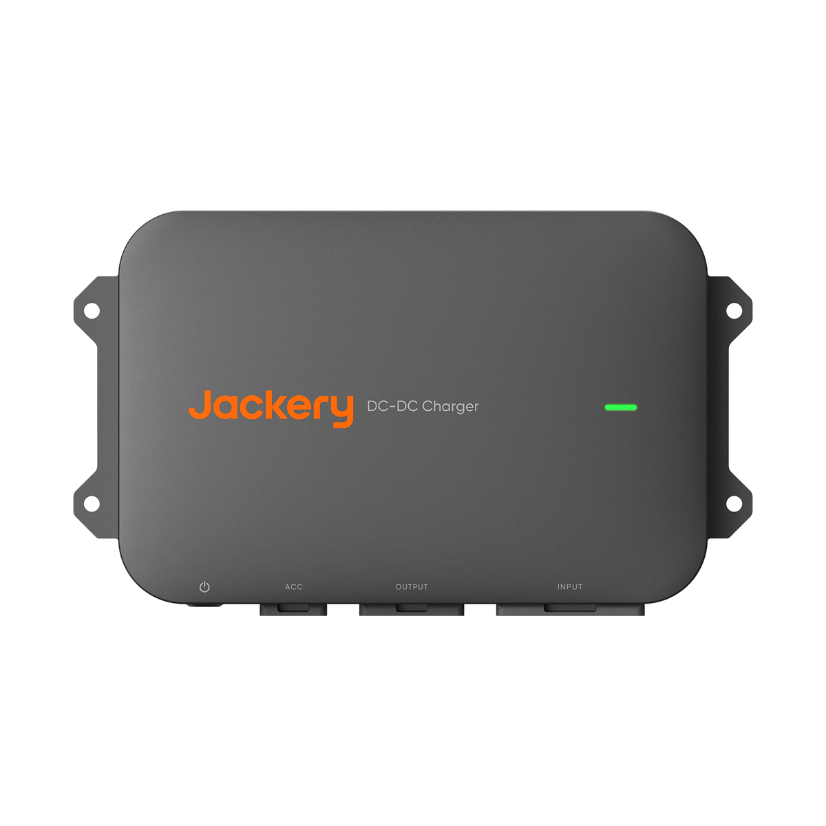 Image of a Jackery DC-DC Alternator Charger, compact device designed for efficient power conversion in automotive or portable energy setups.
