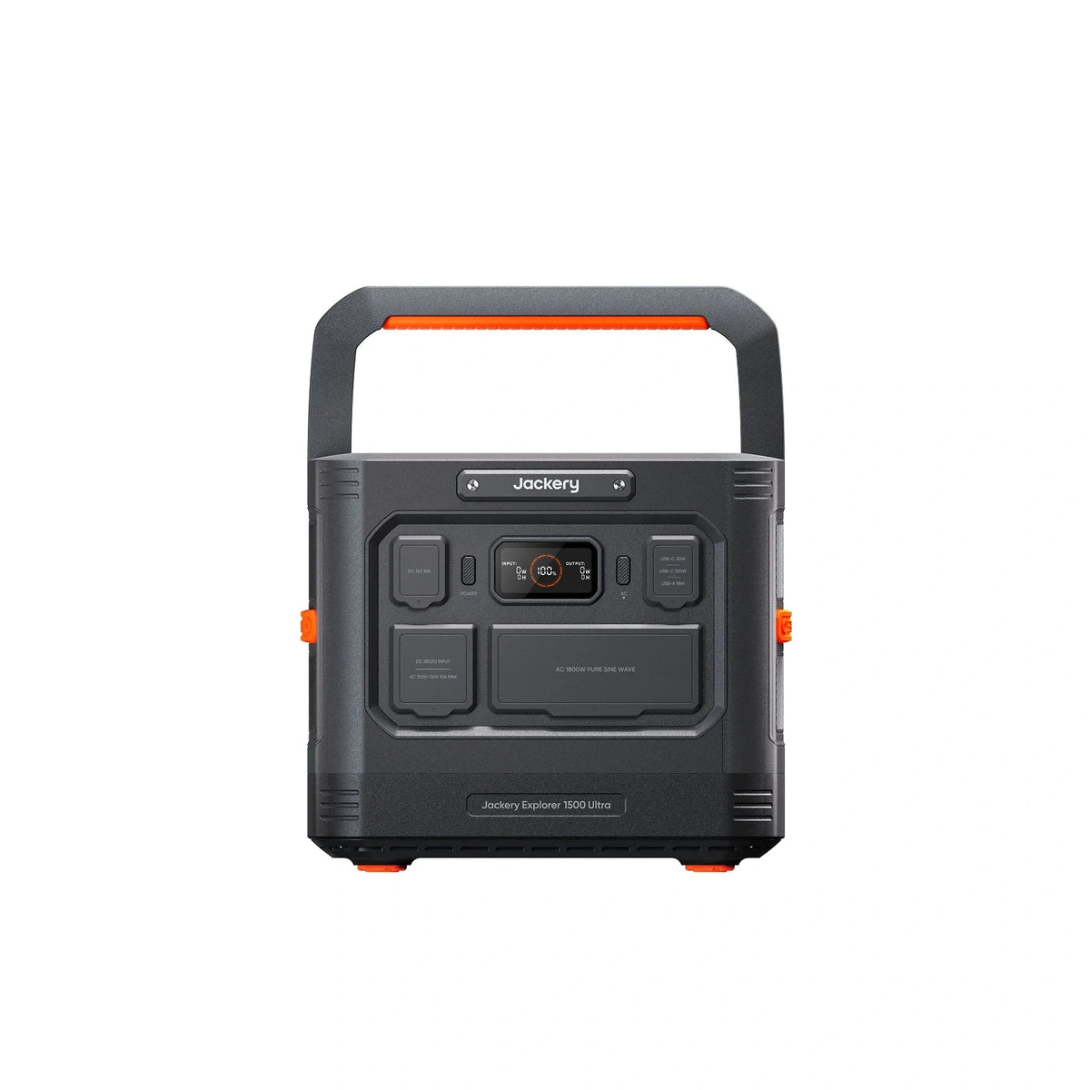 Jackery Explorer 1500 Ultra portable power station with multiple outlets and digital display for backup power and camping use
