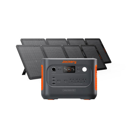 Jackery Solar Generator 1500 V2 with multiple charging ports and compact design, suitable for outdoor power needs.