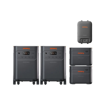 Jackery Solar Generator 5000 Plus portable solar power station with multiple output ports and compact design.