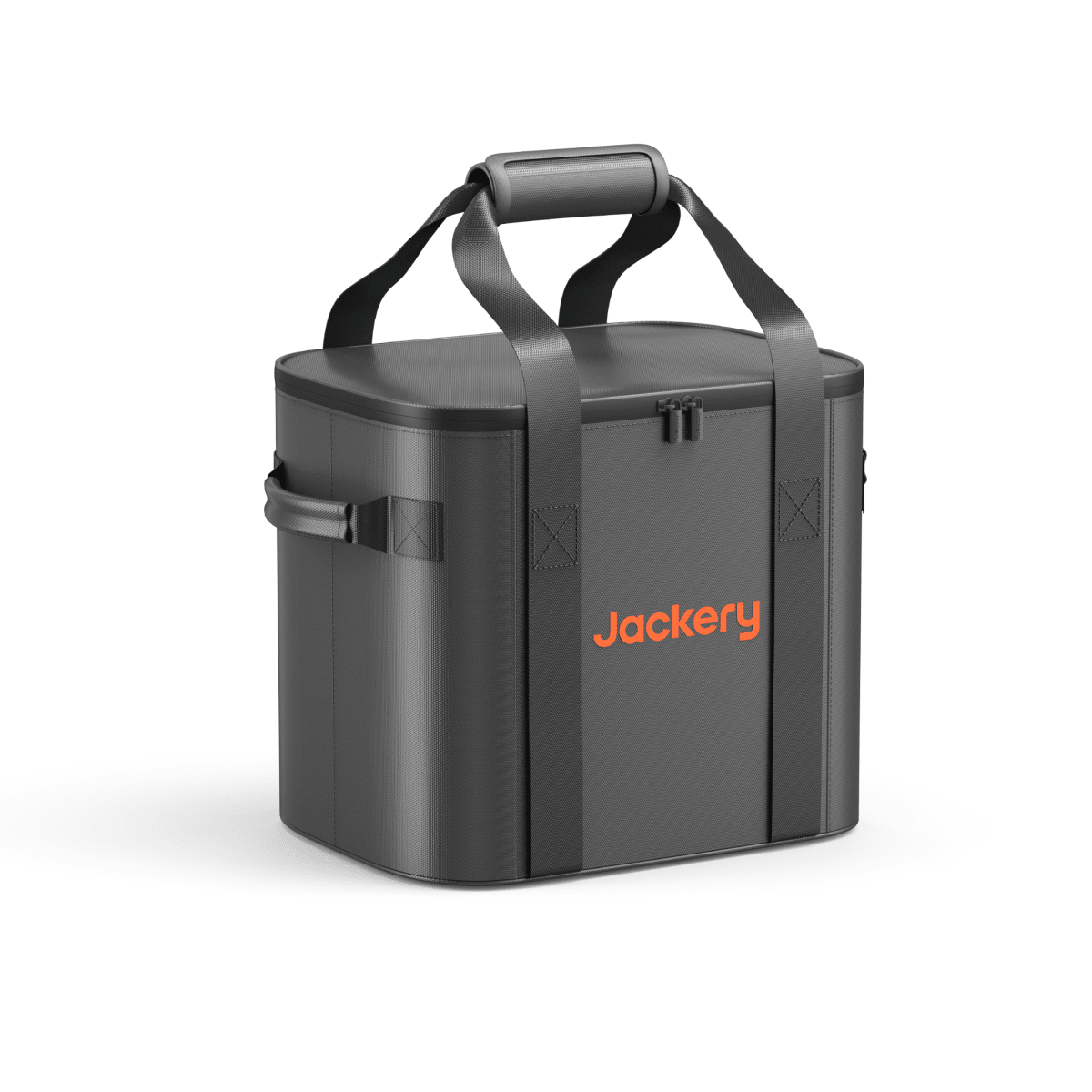 Jackery upgraded large carrying case for handbags, durable black exterior with handle and zipper for convenient storage and transport