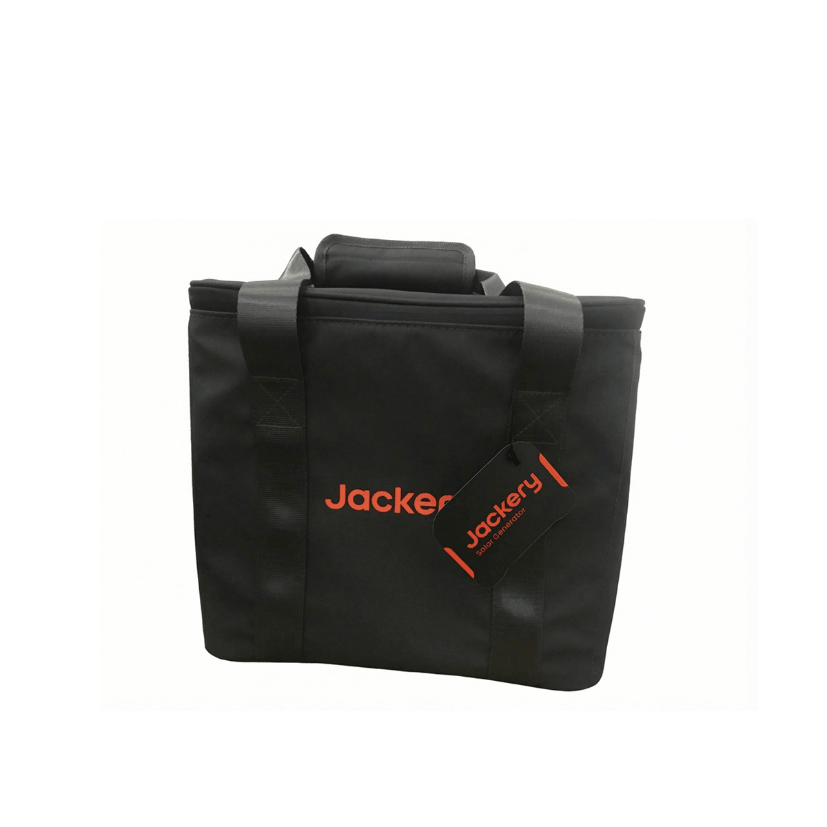 Jackery Upgraded Carrying Case (S) for handbags, black nylon with zipper and handle, designed for compact storage and easy transport.