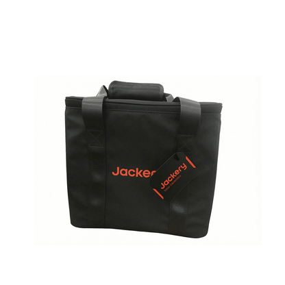 Jackery Upgraded Carrying Case (S) for handbags, black nylon with zipper and handle, designed for compact storage and easy transport.