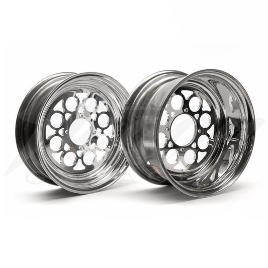 JHR Dragger 12x6/12x4 Rim Set - NON-ABS Honda Grom (2014-2020), Monkey (2018-2021) - Howling Moto