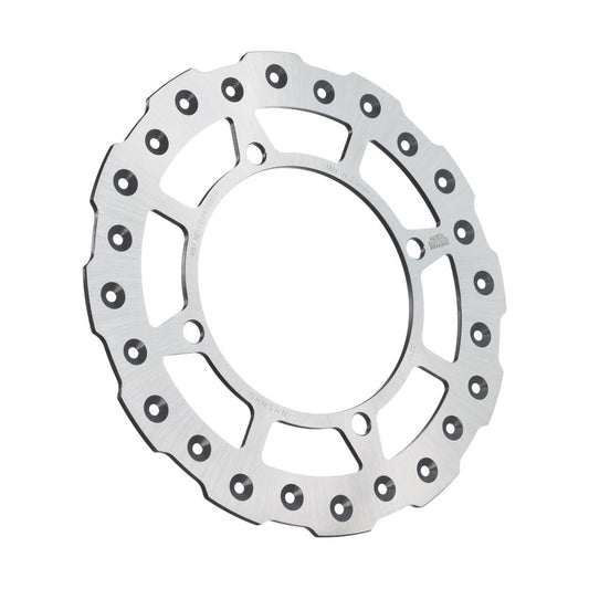 JT Self-Cleaning Rear Brake Rotor for off-road vehicles, showing the durable metal construction and vented design for heat dissipation.