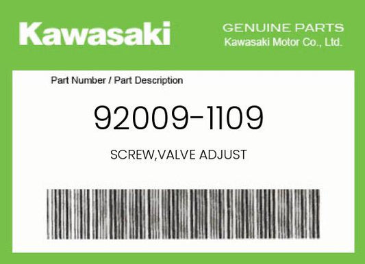 KAWASAKI OEM VALVE ADJUSTING SCREW - Howling Moto