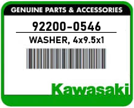 Kawasaki Z125 Pro Washer (4x9.5x1) - Howling Moto