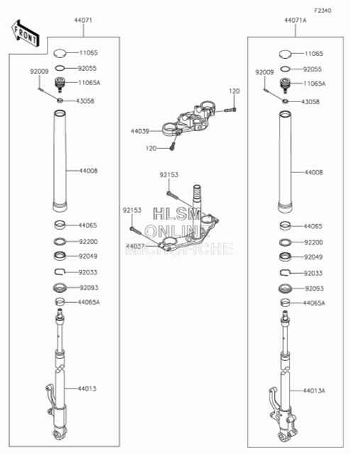 Kawasaki Z125 Fork Oil Seal - Howling Moto