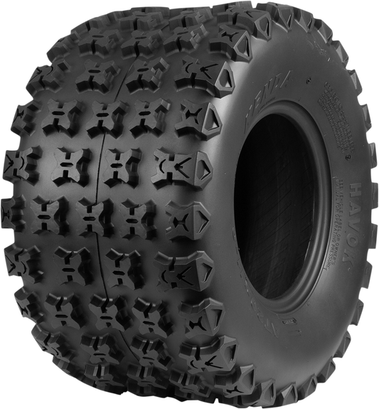 Kenda Havok K3211 rear ATV tire 20x11-9, 6-ply with aggressive tread suitable for all sports and racing applications
