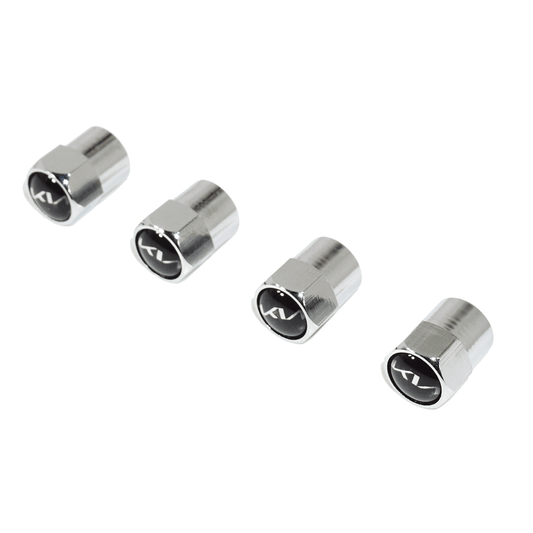 Chrome Valve Stem Tire Caps, Style: KIA - Howling Moto