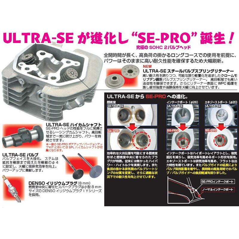 Kitaco SE2-Pro Big Bore for CRF/XR100 - Howling Moto