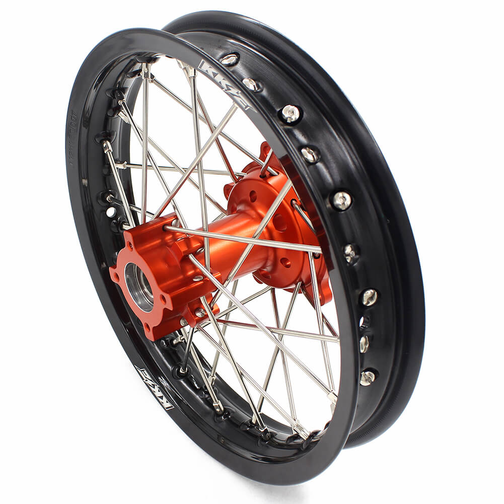KKE 14"*1.4/12"*1.6 Kid's Small Wheels Rims Set Fit KTM SX 65 2002-2024 - Howling Moto