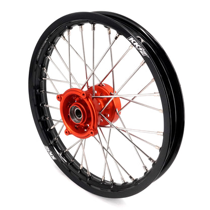 KKE 14"*1.4/12"*1.6 Kid's Small Wheels Rims Set Fit KTM SX 65 2025-2026 Orange&Black - Howling Moto