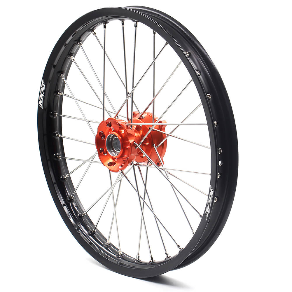 KKE 17"*1.4/14"*1.6 Kid's Small Wheels Rims Fit KTM SX 85 2003-2020 Orange Hub - Howling Moto