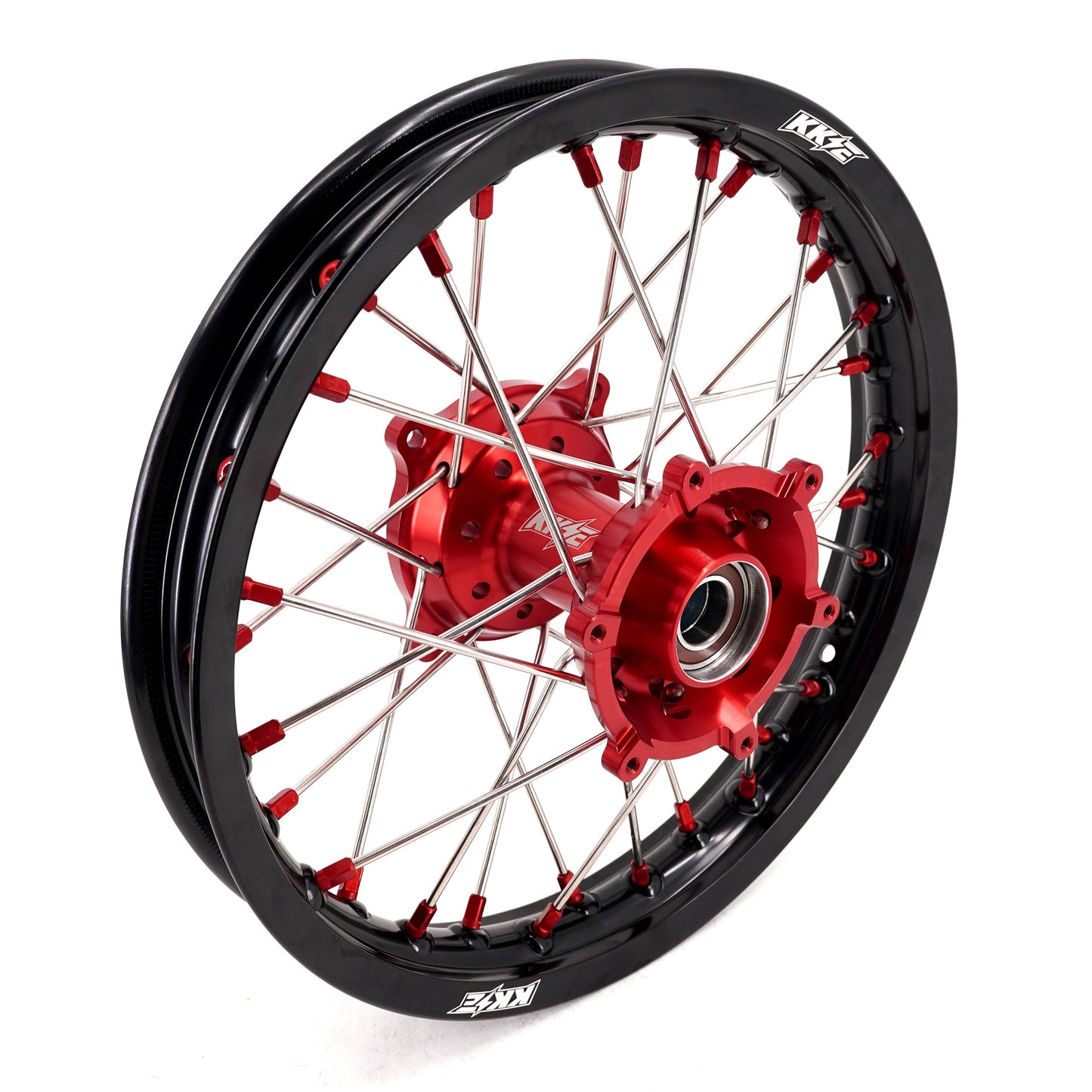 KKE 17"*1.4/14"*1.6 Small Kid's Wheels For KTM SX 85 GAS GAS MC85 2021-2024 Red Nipples - Howling Moto