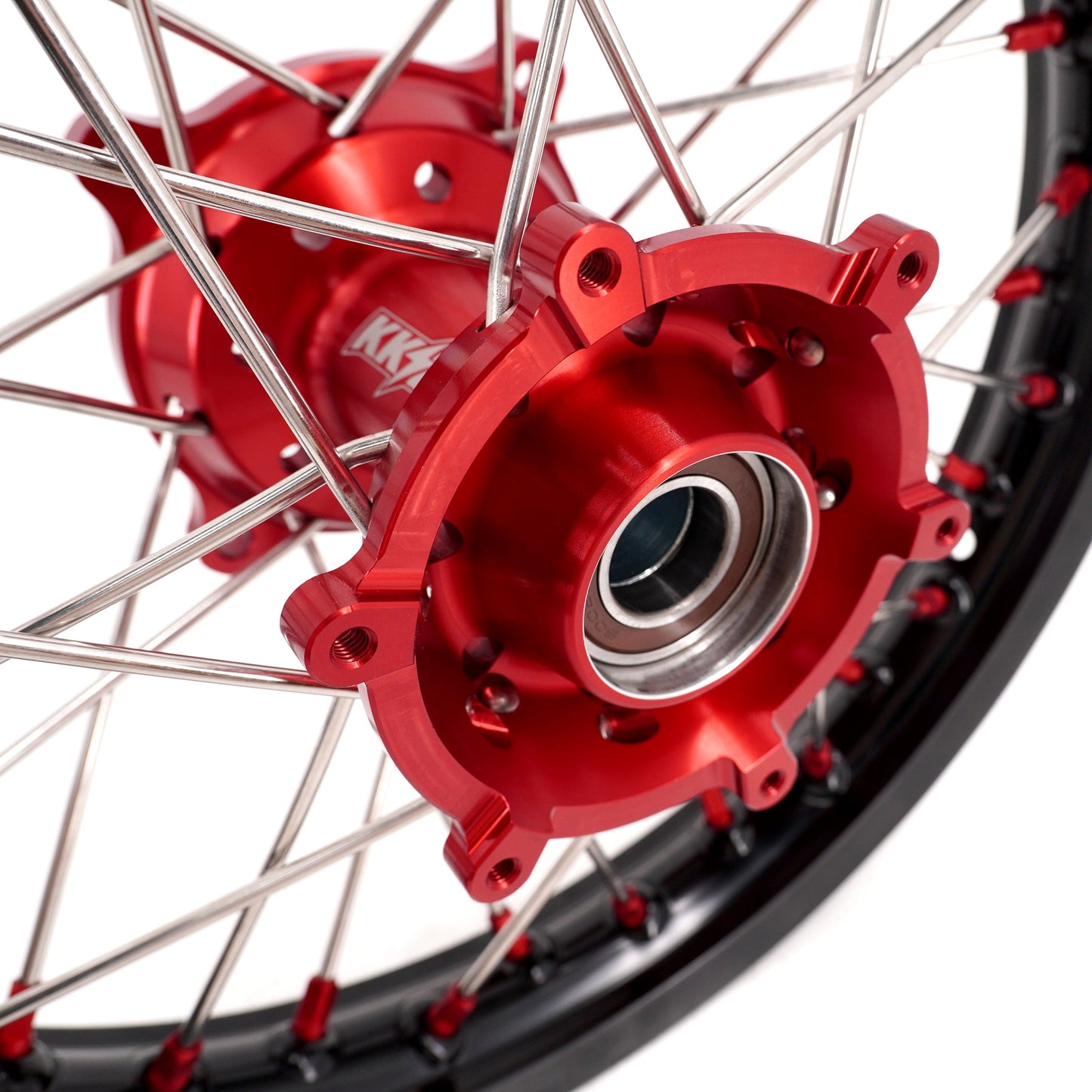 KKE 17"*1.4/14"*1.6 Small Kid's Wheels For KTM SX 85 GAS GAS MC85 2021-2024 Red Nipples - Howling Moto