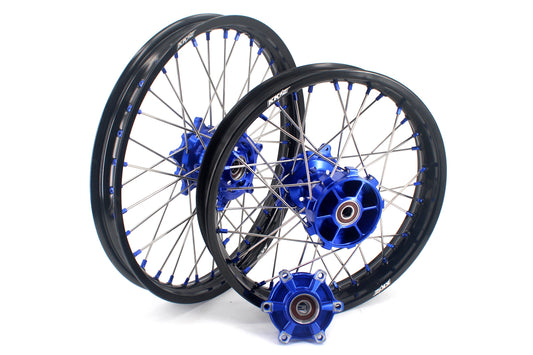 KKE 1.85*21 & 2.5*18 Motorcycle Tubed Spoke Rims Fit Yamaha Tenere 700 2019-2025 Blue - Howling Moto