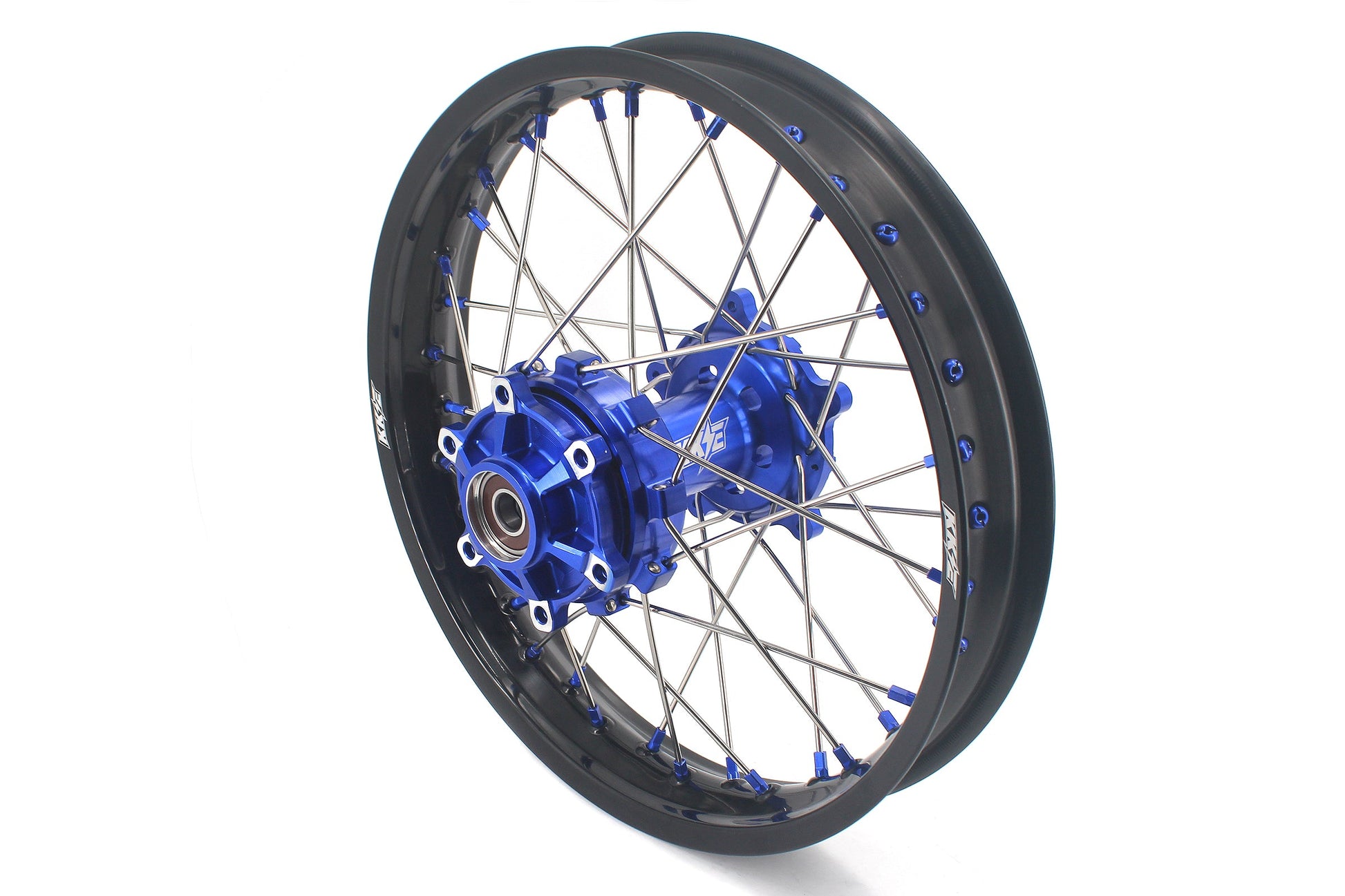 KKE 1.85*21 & 2.5*18 Motorcycle Tubed Spoke Rims Fit Yamaha Tenere 700 2019-2025 Blue - Howling Moto